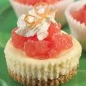 Grapefruit Party Cheesecakes
