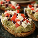Idaho Potato Plank Bruschetta